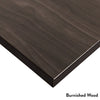 Burnished wood melamine desktop corner - Desky