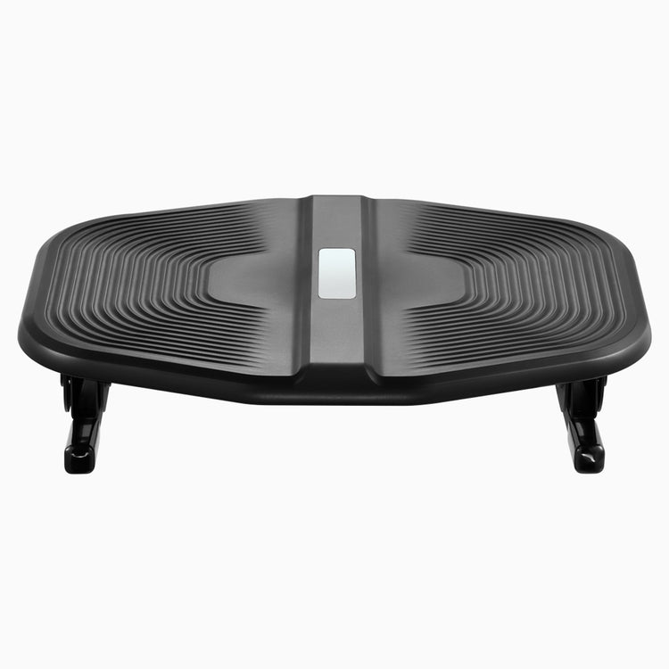 Black rippled foot rest -Desky